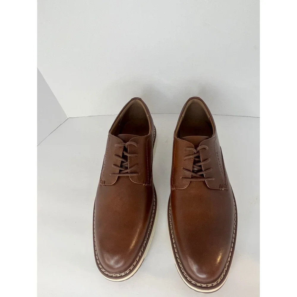 Tommy Hilfiger TMHIDAY-R Men's Size 9 Brown Derby Dress Shoes NWOB Casual - Picture 4 of 15